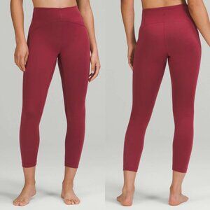 Lululemon Mulled Wine InStill High Rise Tight 25" Leggings
